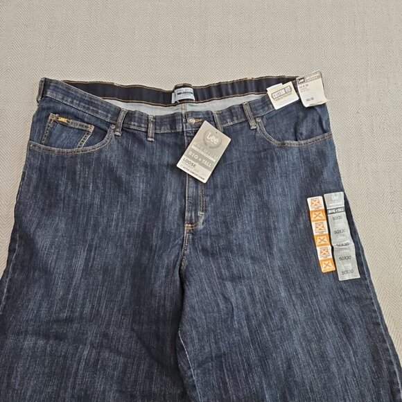 Lee Jeans 50x30 B&T NWT Loose Straight Leg Invisible Flex Fabric Premium Select - Picture 4 of 14